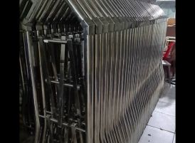 Cửa cổng xếp inox