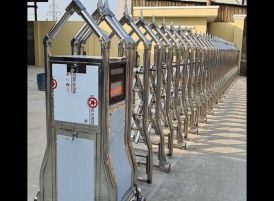Cửa cổng xếp inox